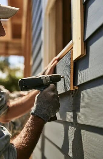 Vinyl Siding Repair X
